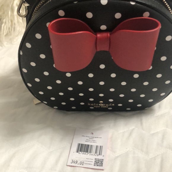 NWT Disney X Kate Spade New York Minnie Mouse Crossbody Bag and Card Holder - Picture 7 of 11
